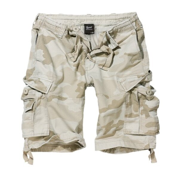 BRANDIT  WEAR - CLASSIC VINTAGE SHORTS - SANDSTORM - SIZE SMALL - Picture 4 of 4